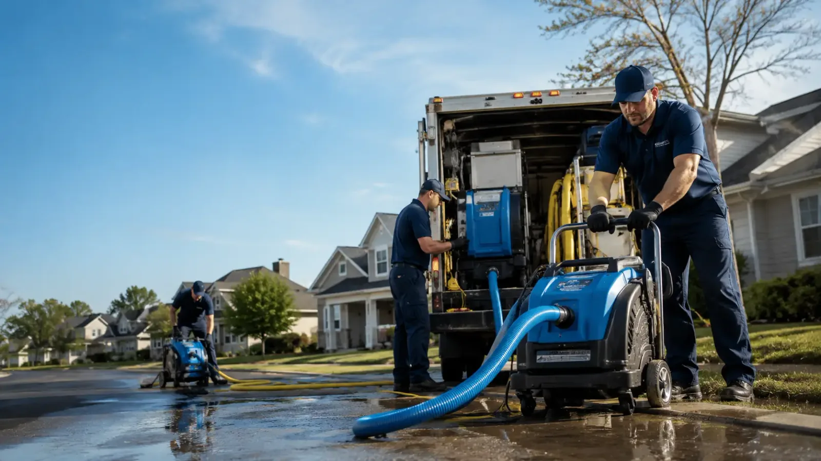 Flood Damage Cleanup in White Pine, MI